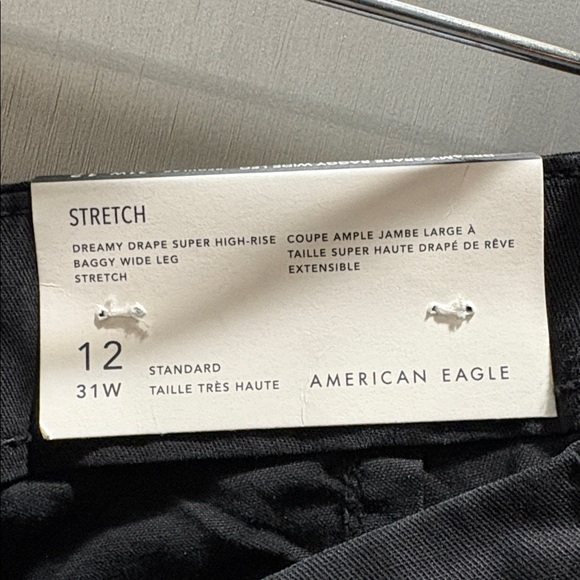 American Eagle Outfitters Black Wide Leg Pants - Picture 4 of 6
